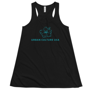 Women's Hawaiian Flowy Racerback Tank