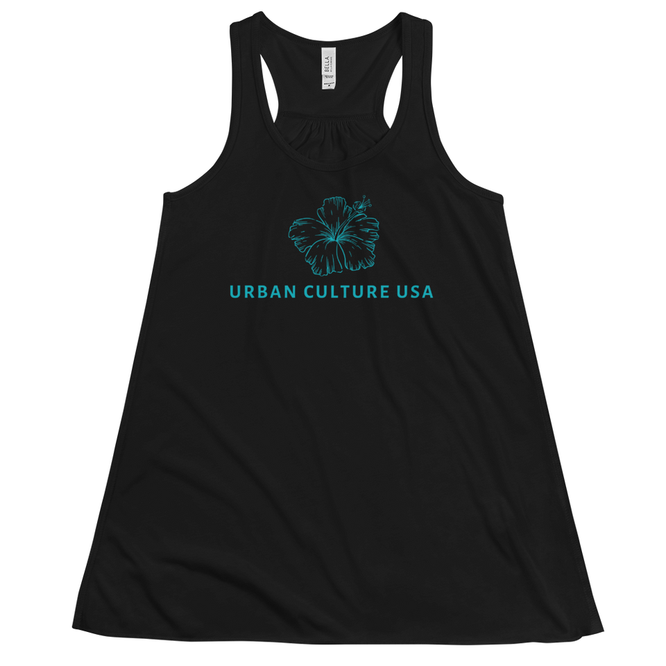 Women's Hawaiian Flowy Racerback Tank