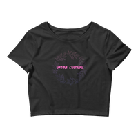 Women’s Pink Floral Crop Tee